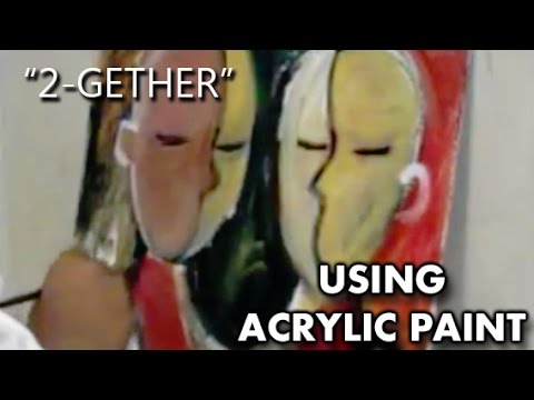 "Using Acrylic Paint" Abstract Painting WORKS OF FREEDOM (2006)