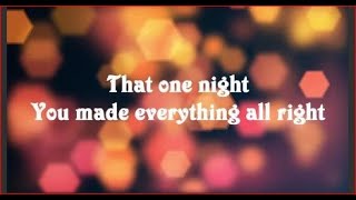 The Office- One Night (Hunter's Song) Lyrics