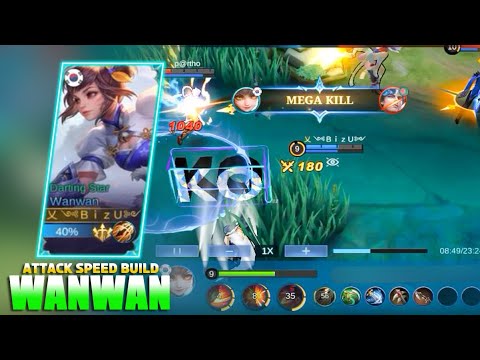 High Attack Speed Build | Wanwan Gameplay ~ MLBB