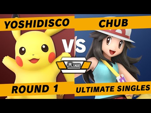 YoshiDisco (Pikachu, Diddy Kong) vs Chub (Pokemon Trainer) - JMLeague3 Round 1