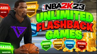 HOW TO UNLOCK +4 BADGES NBA2K23! Unlock UNLIMITED Flashback GAMES! ( UNLIMITED BADGE BEST GLITCH )