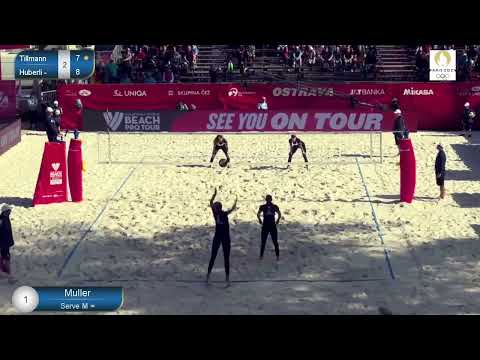 WT22 Ostrava Elite Semifinals 28 May Muller Tillmann GER 14 x Huberli Brunner SUI 13 2 0X24 22  25 2