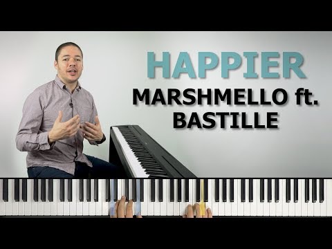 How to play 'Happier' by Marshmello ft. Bastille on the piano -- Playground Sessions
