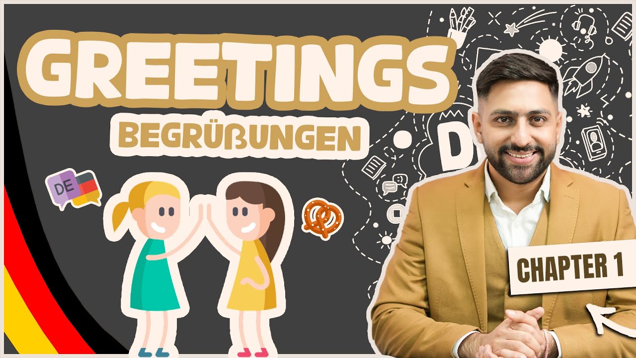 Chapter 1: Greetings (Begrüßungen) | Learn German A1 Series 2025 – Score 100/100 in  Goethe A1 Exam