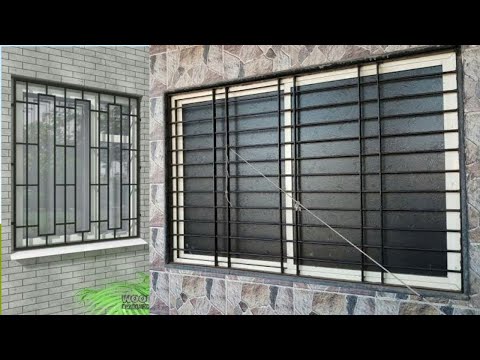 Modern windows grill design ideas 2021|windows iron grill |w...