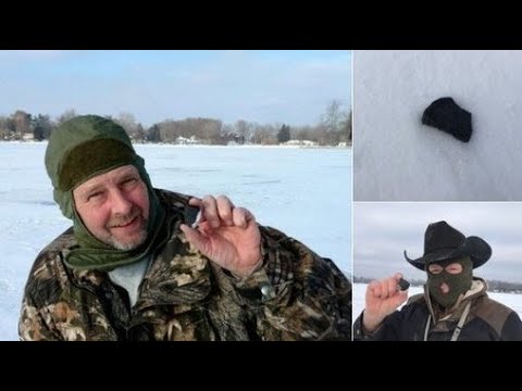 First fragments of Michigan meteorite found by professional hunters