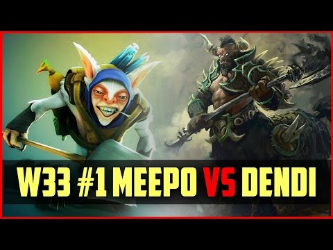 Secret.w33 Meepo vs Dendi! Comeback | ranked DOTA 2 gameplay