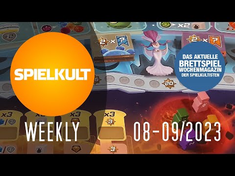 Weekly 08-09/2023 // Brettspiel-Reviews, Spieletreff, Vorschau