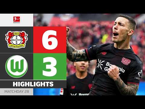 레버쿠젠 VS 볼프스부르크 분데스리가 하이라이트