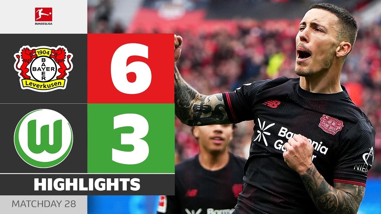 Bayer 04 Leverkusen vs VfL Wolfsburg Highlights