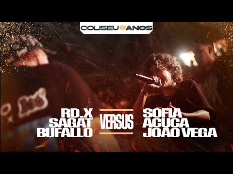 RD.X, SAGAT E BUFALLO X SOFIA, JOÃO VEGA E ACUCA - 1ª FASE -  6 ANOS BATALHA DO COLISEU