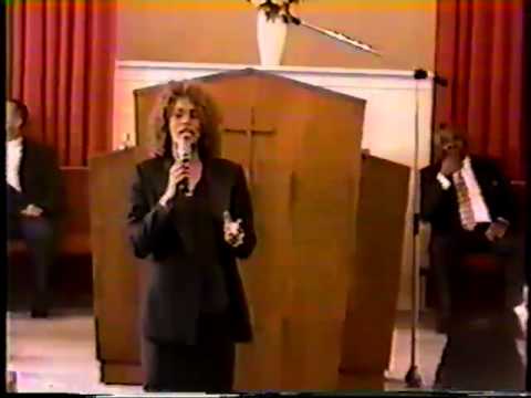 Whitney Houston With Bishop Dr. Fred Jerkins Jr. in 1998