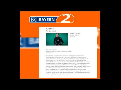 Bayern 2 "NACHTMIX" mit Noe Noack (Thema: Michael Fiedler / Jah Schulz)