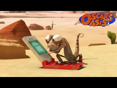 Oscar Learns How to Use a Cell Phone | Oscar's Oasis Kids Cartoons