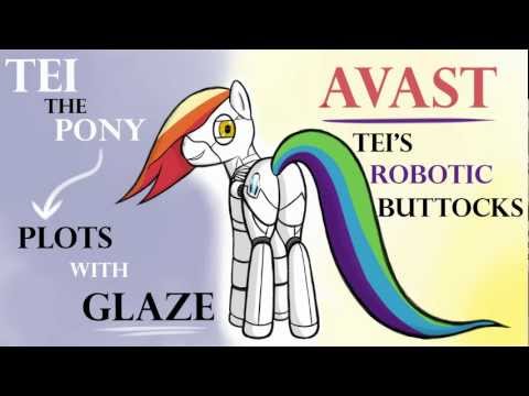TeiThePony plots with Glaze - Avast Tei's Robotic Buttocks