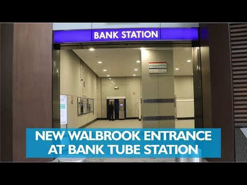 New Walbrook Entrance at Bank Tube Station