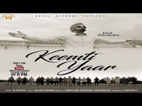 Keemti Yaar || Virk Davinder || Latest Punjabi Song 2017 || Angel Records