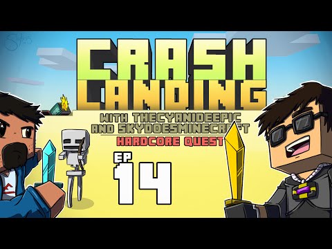 Minecraft - CRASH LANDING: Ep 14 "CITY MISSION SUCCESS!" w/SkyDoesMinecraft