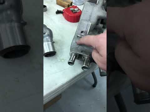 LS water pump thermostat removal and race water pump conversion