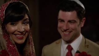 Schmidt and Cece forever - New Girl wedding scene 5x22