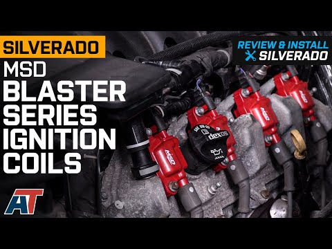 2014-2018 Silverado & Sierra 1500 MSD Blaster Series Ignition Coils; Red Review & Install