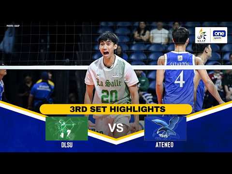 DLSU vs ATENEO | SET 3 HIGHLIGHTS | UAAP SEASON 88 MEN’S VOLLEYBALL | MAR 1, 2026