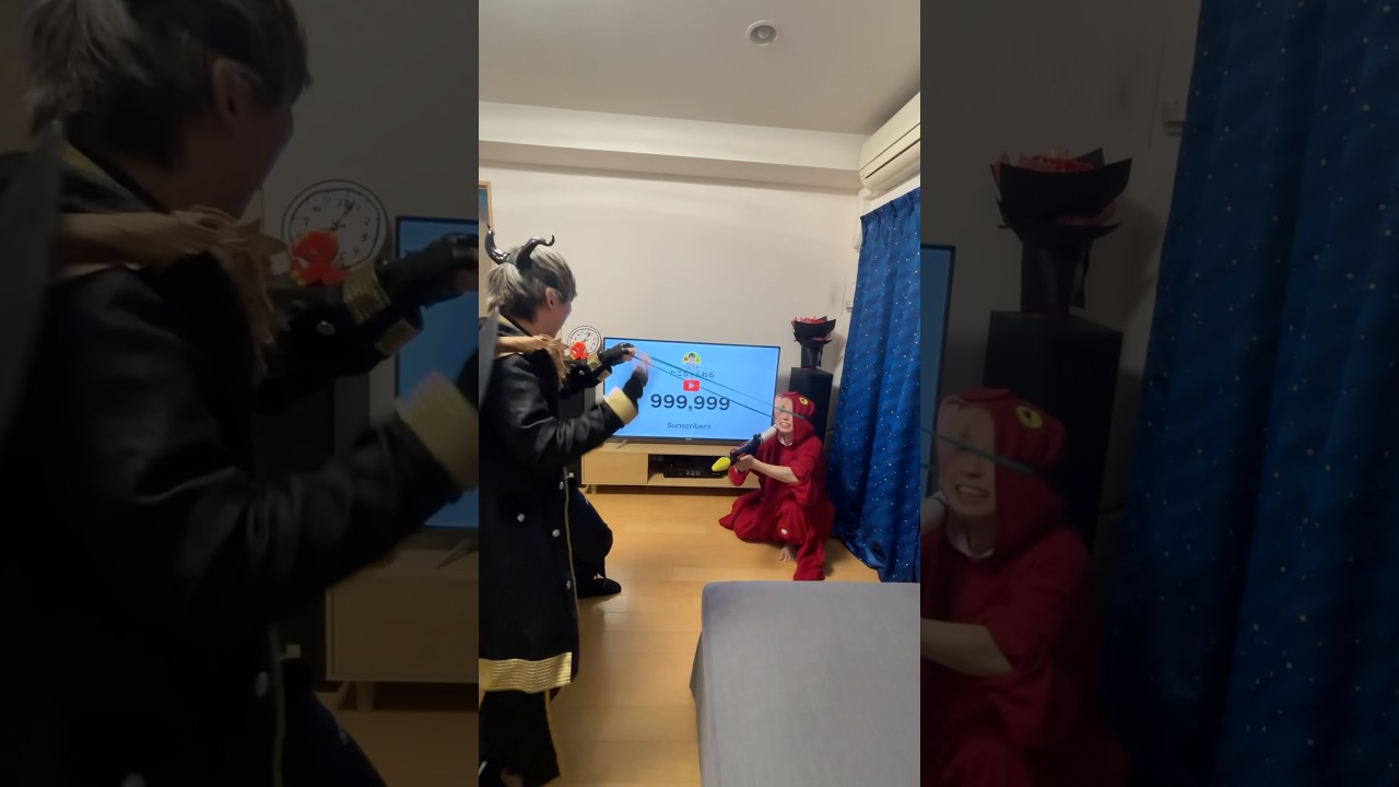 1,000,000👿VS🐙💥 #shorts #thankyou