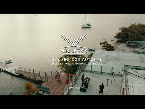 Woltexx - Live Set 100% autoral, em Stella Marina, na Barra de São Miguel (melodic techno)