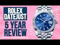 ROLEX DATEJUST 5-YEAR REVIEW | LIVING WITH A ROLEX DATEJUST 36MM FOR OVER 5-YEARS