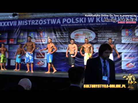 Mistrzostwa Polski 2013 Prejudging - Męska sylwetka