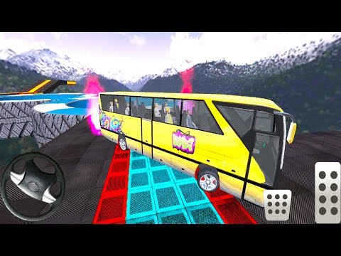Impossible Bus Tracks Stunt Racing 3D Coach Driver | Bus Stunt Racing Game | Bus Games