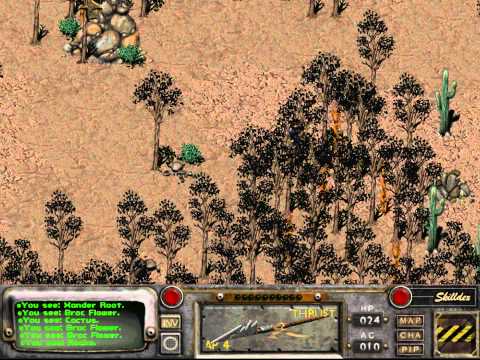 Let's play - Fallout 2 - gameplay - part 8 - hardest difficulty - HD