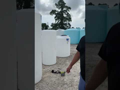 How to install a bulkhead on a vertical tank in less than 5 minutes