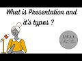 What is presentation and it's types | Presentation skills | Urdu / Hindi |