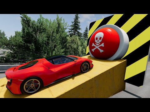 DO NOT Push this RED and DANGEROUS BUTTON! #8 🥵 BeamNG.drive