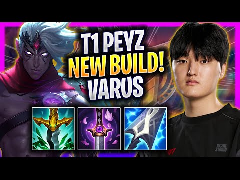 T1 PEYZ TRIES NEW VARUS BUILD! - T1 Peyz Plays Varus ADC vs Yunara!