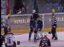 30.3.2008 Sami Helenius vs Patrik Lostedt hockey fight