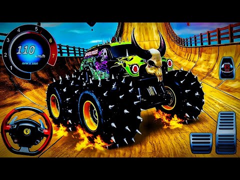 US Offroad Monster Truck - Impossible Jeep Stunts Ramp Racing 3D - Android GamePlay 2026