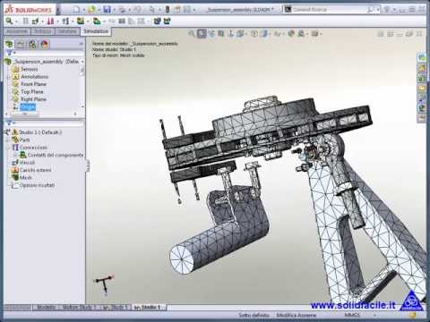 SolidWorks Simulation - Problemi con la mesh - Seconda parte