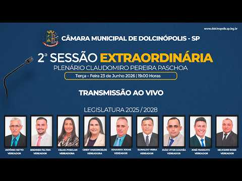 2ª Sessão Extraordinária 2026 - 23/06/2026
