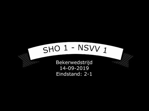 SHO 1 - NSVV 1, 14-09-2019