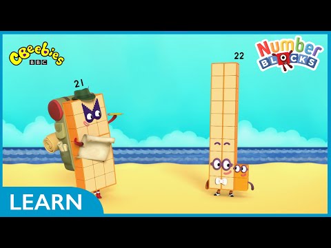 Twenty One and Twenty Two | Numberblocks