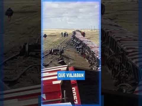 Descarriló Un Tren Con 600 Toneladas De Carbón En Santa Cruz #noticias #actualidad #news