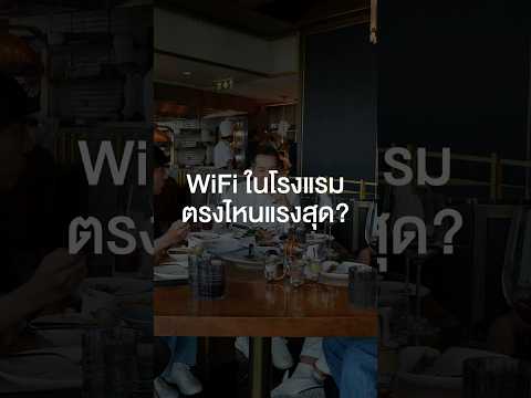 WiFi ในโรงแรมตรงไหนแรงสุด? #เสือร้องไห้ #TigerShorts #Shorts #ร้านประจำ #spin9 #อู๋spin9