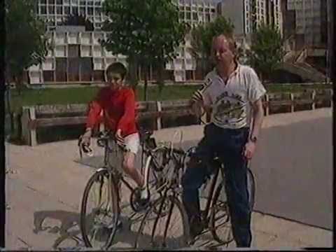 Kerékpáros helyzetkép Pécsről - 1988. május