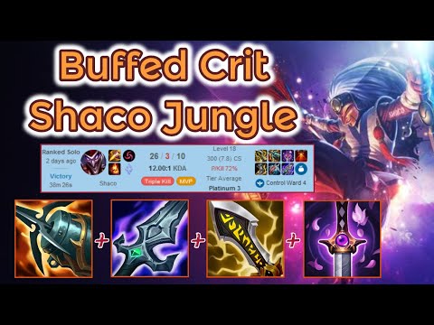 Buffed Shaco Platinum 2 Stomp - S12 Ranked [League of Legends] Full Gameplay - Infernal Shaco