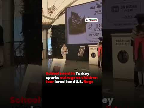 School Controversy in Turkey Goes Viral After Students Tear Israel and United States Flags