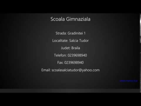 Scoala Gimnaziala Salcia Tudor