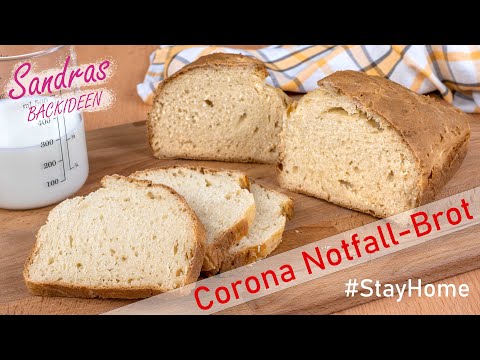 Weizenbrot mit nur 4 Zutaten - in nur 5 Minuten bereit für den Ofen