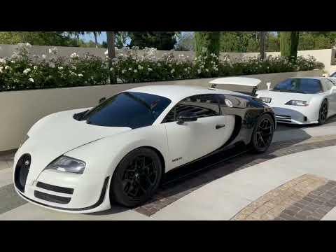 3 Generations of Bugatti - BC’s EB110 SS & Veyron Pur Sport + Chiron in Beverly Hills
